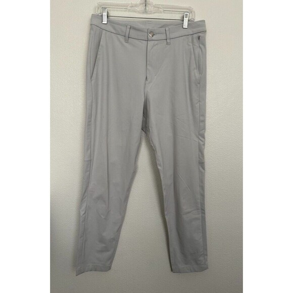 Lululemon Men's Commission Pant Slim Warpstreme Vapor White Athleisure Size 31 - Picture 2 of 9